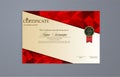 Certificate. Template diplomas, Vector
