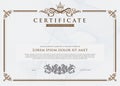 Certificate template and element. Royalty Free Stock Photo