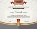 Certificate template and element. Royalty Free Stock Photo