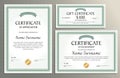 Certificate template, gift voucher for your buziness Royalty Free Stock Photo