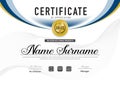 Certificate template luxury and diploma style,vector illustration