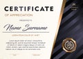 Certificate template luxury and diploma style