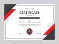 Certificate Template Vector Design