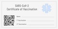 Certificate of vaccination