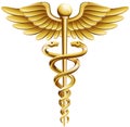 Caduceus Medical Icon. Royalty Free Stock Photo