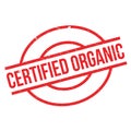 Certified Organic rubber stamp