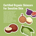 Certified organic skincare for sensitive skin