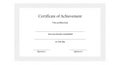 This certifies that a line for the recipient s name has successfu Royalty Free Stock Photo