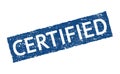 Certify official seal stamp badge. Accredited vector certified icon sticker guarantee company Royalty Free Stock Photo