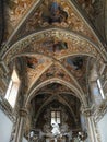 Certosa di Padula - Particolare del soffitto della chiesa