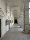 Certosa di Padula - Porticato del chiostro del cimitero antico Royalty Free Stock Photo