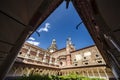 Certosa di Pavia monastery, cloister, Italy Royalty Free Stock Photo