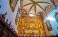 The Last Supper fresco by Ottavio Semino in Refectory of Certosa di Pavia monastery, on April 9 in Certosa di Pavia, Italy