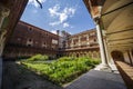 Certosa di Pavia monastery, cloister, Italy Royalty Free Stock Photo