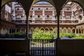 Certosa di Pavia monastery, cloister, Italy Royalty Free Stock Photo