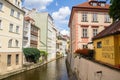 Certovka canal, Prague Royalty Free Stock Photo