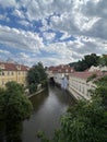 Certovka Canal in Prague, Czech Republic Royalty Free Stock Photo