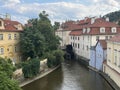 Certovka Canal in Prague, Czech Republic Royalty Free Stock Photo