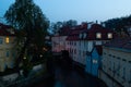 Certovka river, Charles bridge, Vltava. Prague, Czech Royalty Free Stock Photo