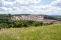 Certovy schody limestone quarry in Cesky kras