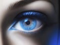 Cerulean Stare. Delving into the Depths of Blue Eye Fascination.