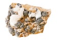 Cerussite, mineral, stone . Royalty Free Stock Photo