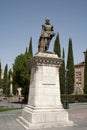 Cervantes monument Royalty Free Stock Photo