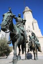 Cervantes Monument. Madrid