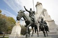 Cervantes Monument, Madrid, Spain Royalty Free Stock Photo