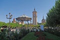 Cervantes Square in Alcala de Henares in Spain