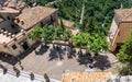 Cervara di Roma, Italy- 2019: Small traditional village in the Simbruini mountains near to Rome know as The artists village