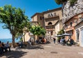 Cervara di Roma, Italy- 2019: Small traditional village in the Simbruini mountains near to Rome know as The artists village