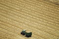 Cervera (Catalonia, Spain), lonely tractor in a field