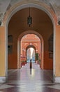 Cervia, Ravenna, Emilia-Romagna, Italy: the passage through the municipal building