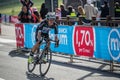 Cervinia, Italia 29 May 2015; Rigoberto Uran tackles the last climb before before arrival