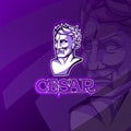 Cesar logo for esport, sport, or game team mascot.