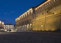 Cesena Italy: the castle at evening