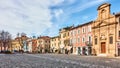 Old square in the old town of Cesena