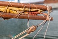 ancient sailing boats fishing village on the Adriatic Sea famous for its fish restaurants Romagna Romagna Royalty Free Stock Photo