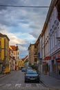 Old streets of famous european town