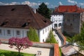 Cesky Krumlov castle in spring