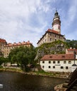 Cesky Krumlov Castle and Vltava