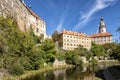 Cesky Krumlov Castle on Vltava River, Czech Republic