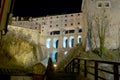 Cesky Krumlov Castle - wing, night scene