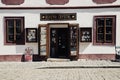 Old town shop exterior in Cesky Krumlov, Czech