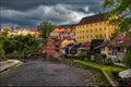 Cesky Krumlov. View of the city. Royalty Free Stock Photo