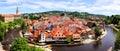 Cesky Krumlov view Royalty Free Stock Photo