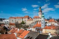 Cesky Krumlov from a view point tight shot