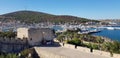 Cesme Castle in Izmir, the view from the castle walls, the sea, the cradle of civilization, thousands of years of relics