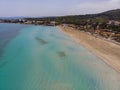 Aerial view of Cesme Ilica taken by drone Royalty Free Stock Photo